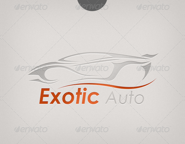 Exotic Auto Dealer Logo Template