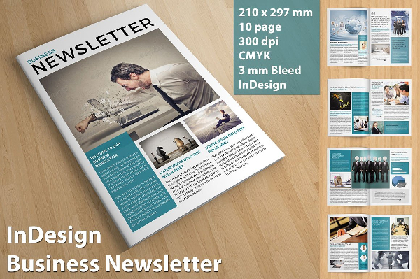 InDesign Business Newsletter Templates