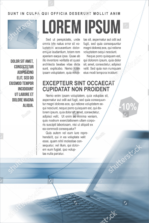 Modern Business Newsletter Templates