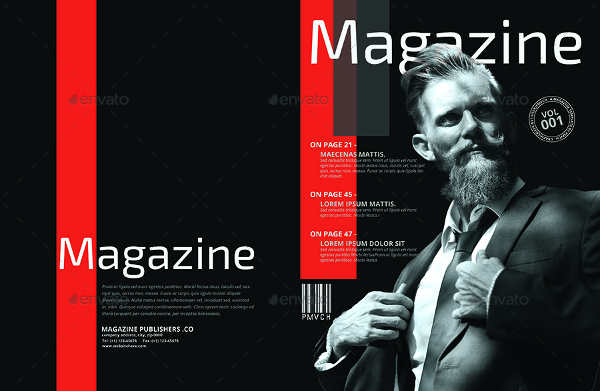 Fully Editable Business Magazine Design Template
