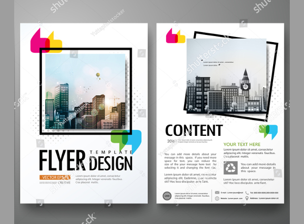 Minimal Business Magazine Flyer Template