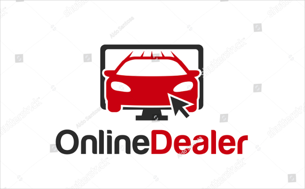 Online Car Dealer Design Logo Template