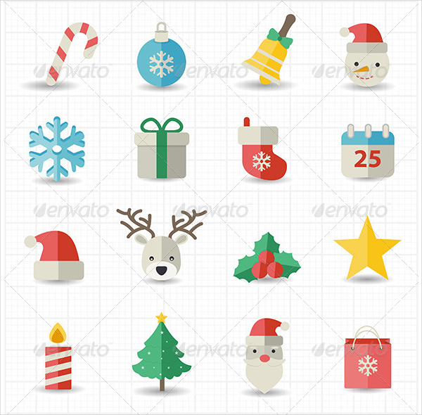 Christmas Celebration Design Icons