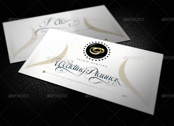 Elegant Wedding and Event Business Card