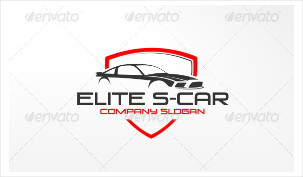 Elite S-Car Design Logo Template