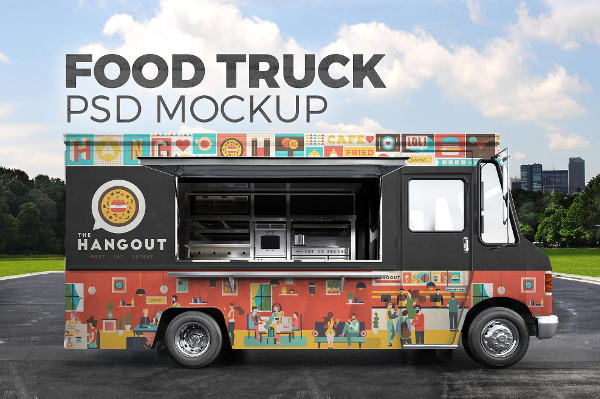 Big Food Truck Mockups