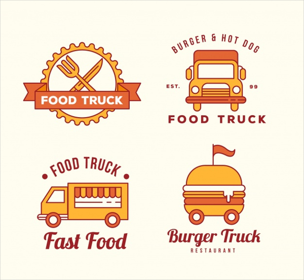 Free Truck Burger Logos