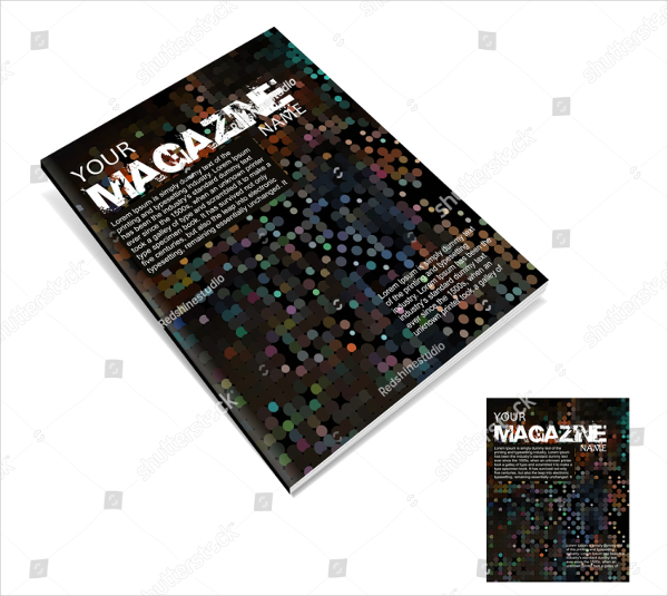 Vector Business Magazine Layout Design Template