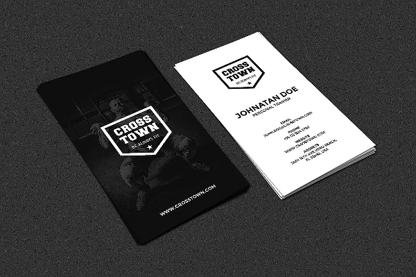 Gym Coach Business Card Template