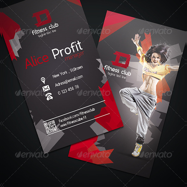 Best Fitness Business Cards