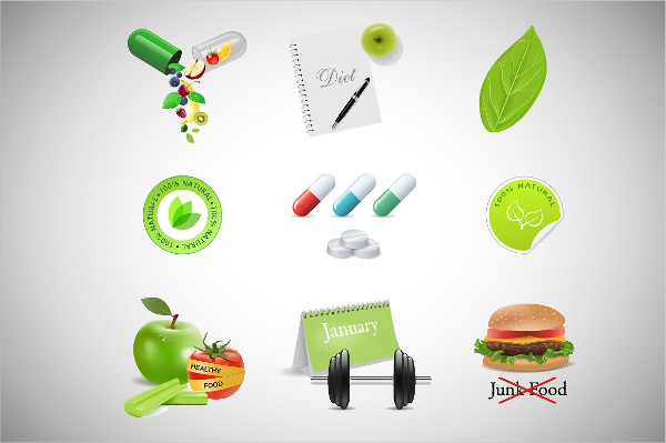 Collection of High Quality Health and Fitness Icons