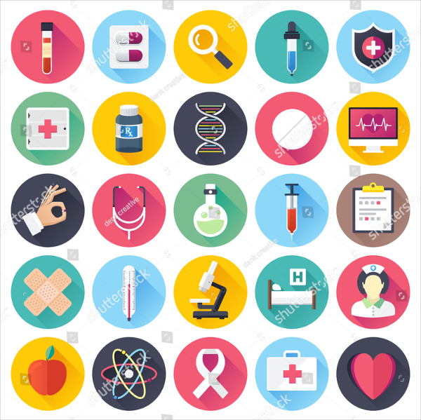 Health Care and Medicine Illustrations Icons