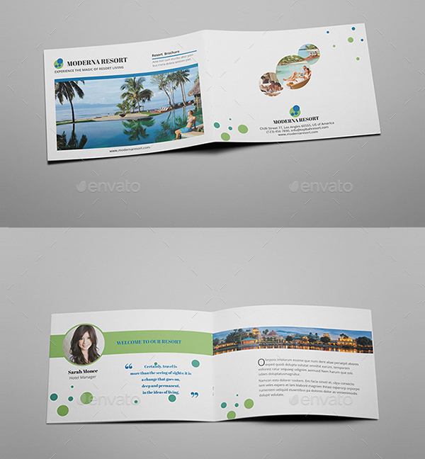 Modern Resort Brochure Template