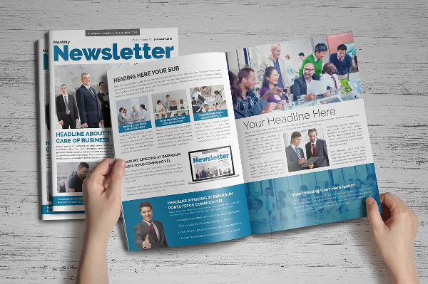 Print Ready Newsletter InDesign Template