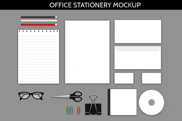 Office Stationery or Branding Mockup