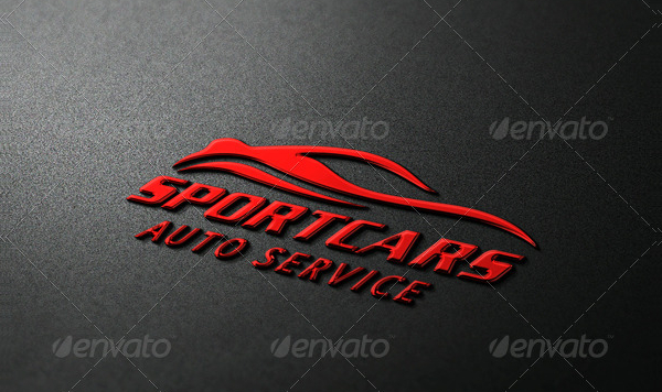 Sports Car Dealer Logo Template