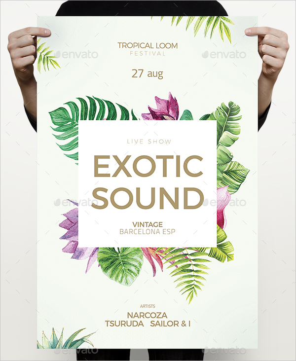 Tropical Flyer Template Design