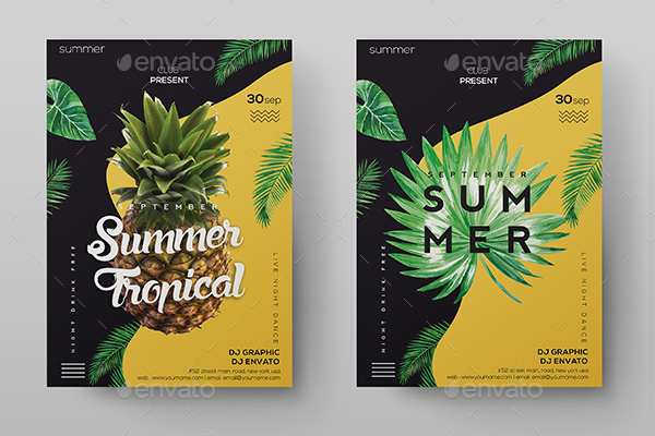 Best Tropical Summer Flyer Template