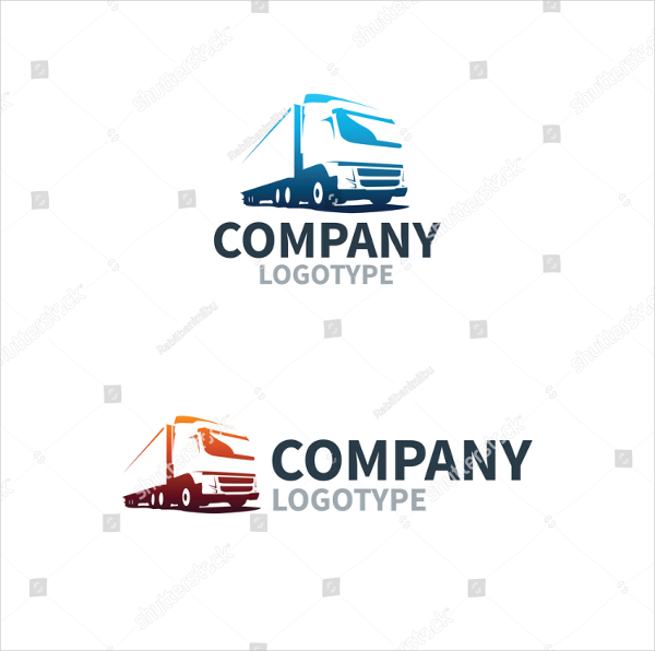 Truck Logistics Delivery Logo