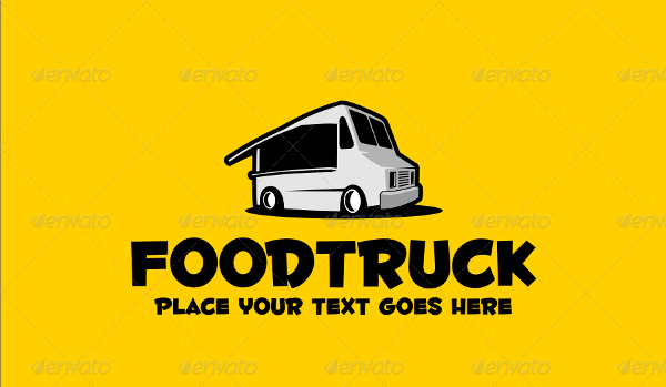 Modern Food Truck  Design Logos
