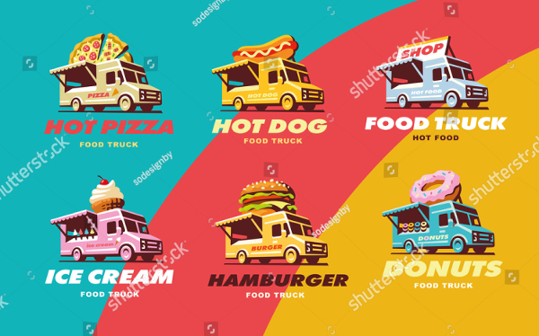 Food Truck Design Logos