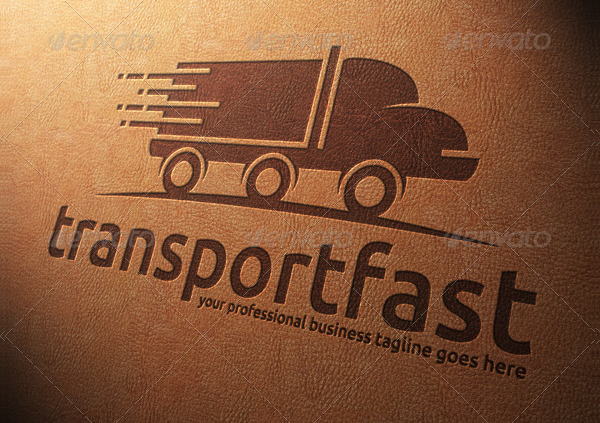 Fast Truck Transport Logo Template