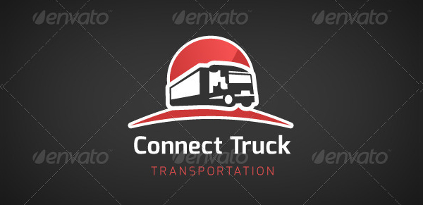 Truck Transportation Logo Template