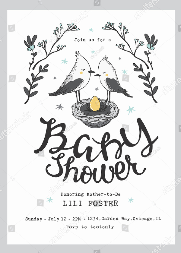 Amazing Baby Shower Invitation Template