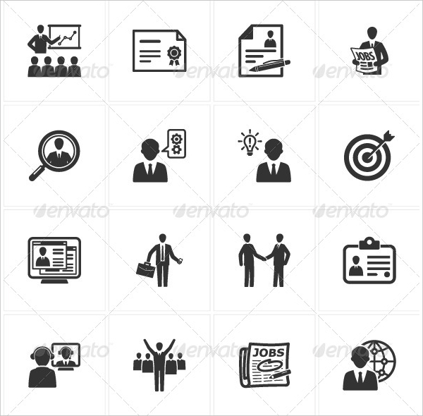 Employment Business Design Icons