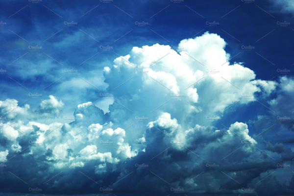 Dramatic Clouds Sky Backgrounds