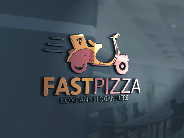 Fast Pizza Logo Templates
