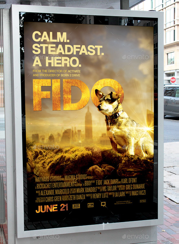 Film Fido Movie Poster Template