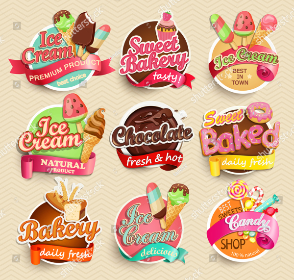 Food Label or Sticker Templates