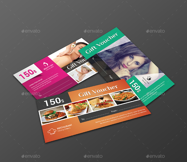 Multiuse Gift Voucher Card Template