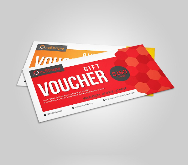 Gift Shop voucher Template