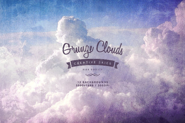 Clouds Grunge Backgrounds