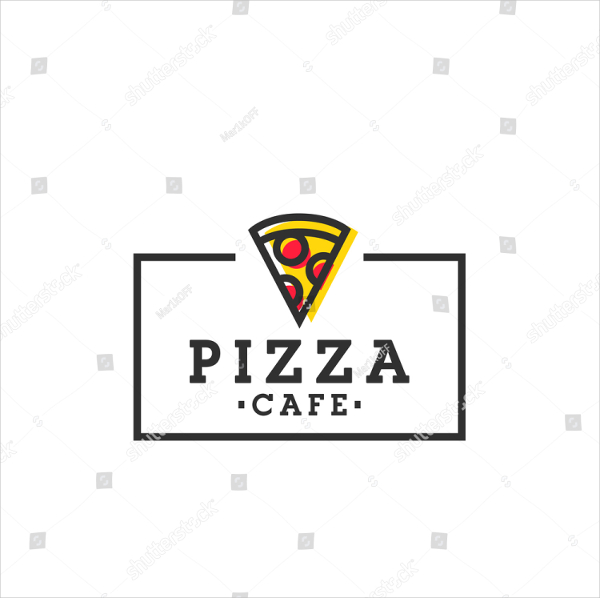 Pizza Cafe Logo Template