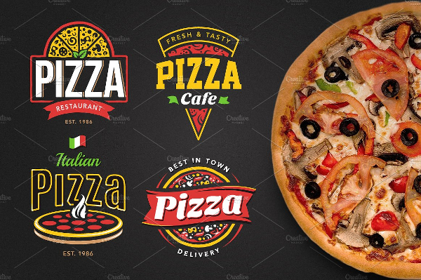Pizza Delivery logo Template