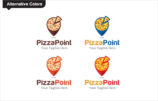 Pizza Point Logo Template