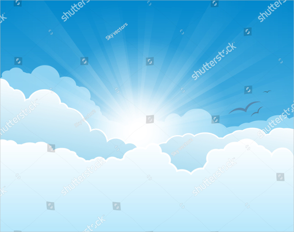 Sky with Clouds Design Backgrounds
