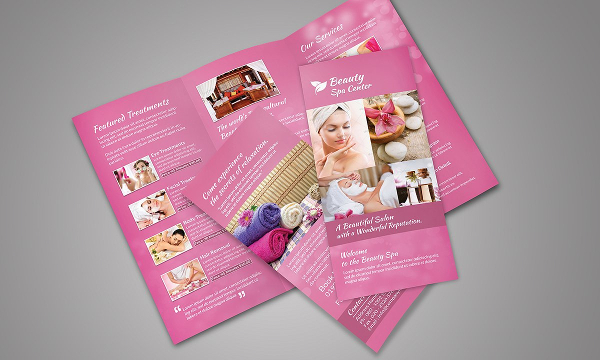 Beauty Spa Center Brochure Template