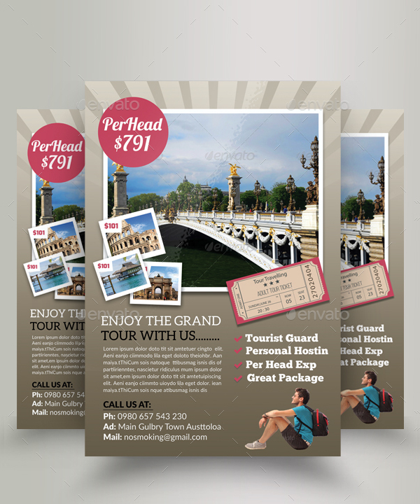Travel Agency Flyers Template