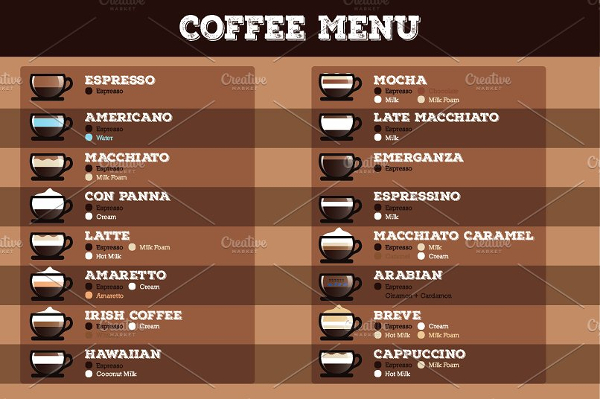 Arabian Coffee Menu Template