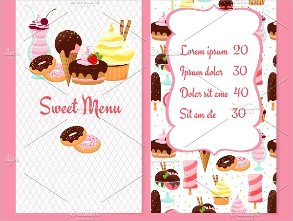 Best Dessert Menu Design Templates