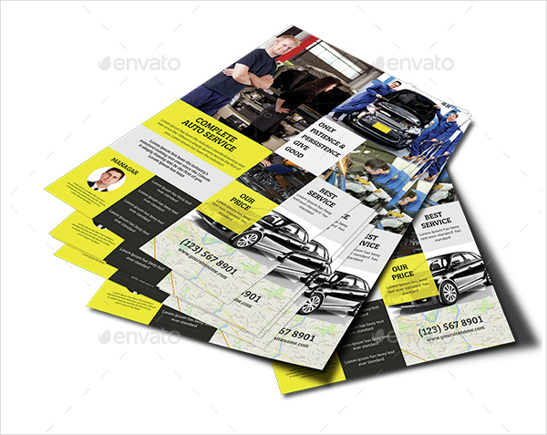 Car Repair Service Flyer Template