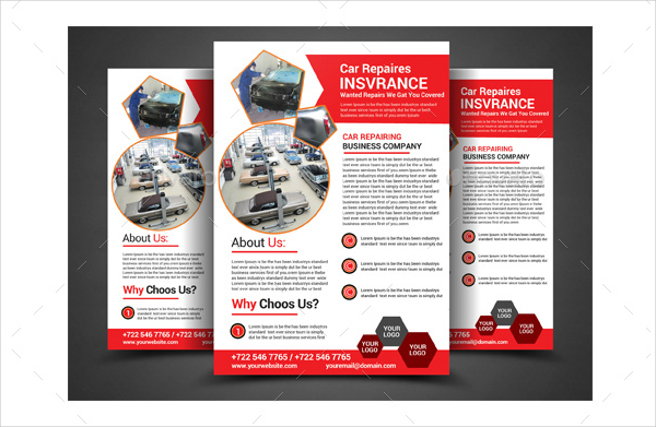 Car Repaires Flyer Template