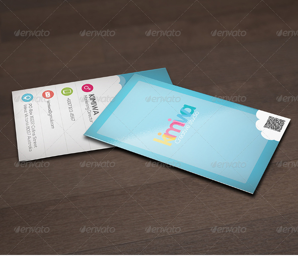 Cloud Business Computing Card Template