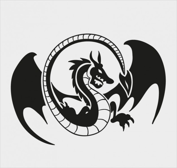 Free Dragon Vector Logo Template