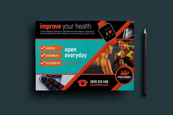 Fitness Center Print Templates Pack