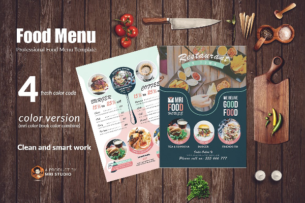 Food Truck Business Creative Menu